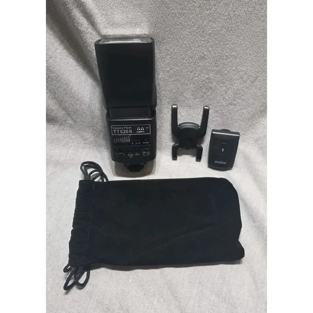 Godox Camera Flash TT520II with Wireless Signal Canon Nikon Pentax Olympus